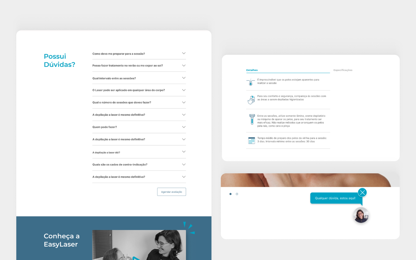 Tela — Chat integrado